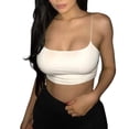 thumbnail image 1 of FOCUSNORM Women Sling Top Solid Color Crop Low Chest Sexy Bodycon Top Clothes, 1 of 7