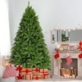 thumbnail image 3 of Patiojoy 7.5' Artificial Green PVC Christmas Fir Tree w/ Metal Stand, 3 of 10