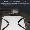 thumbnail image 5 of Báscula digital inteligente Korescale Gen2 con IMC, grasa corporal, masa muscular y peso | Báscula de baño de alta precisión, analizador de composición Bluetooth | Compatible con KoreHealth y la app S, 5 of 5