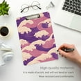 thumbnail image 3 of FORMRS Acrylic Clipboard with Low Profile Clip Standard A4 Letter Size, 12.5" x 9", Purple Wave Pattern, 3 of 8
