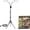 1pcs, variant on Adjustable Outdoor Misting Cooling System,Portable Misting System for Outside Patio,Standing Spray Atomizing Nozzle for Backyard, Pool, Tanning, BBQ,Sweltering Place (1pcs)