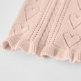 thumbnail image 5 of Odeerbi Kids Girls Bolero Cardigan Cropped Shrugs Knit Cover Up Kids Baby Fashion Cute Solid Color Long Sleeve Thin Style Button Cardigan Sweater Kids Clothes Pink, 5 of 7