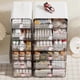 thumbnail image 3 of 3 Tiers Organizer Holder Cosmetic Storage Box, with Drawers White-A, 3 of 5