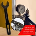 thumbnail image 3 of Multifunctional Gas Cylinder Spanner 45# Steel Ergonomic Handle Portable Tool, 3 of 9