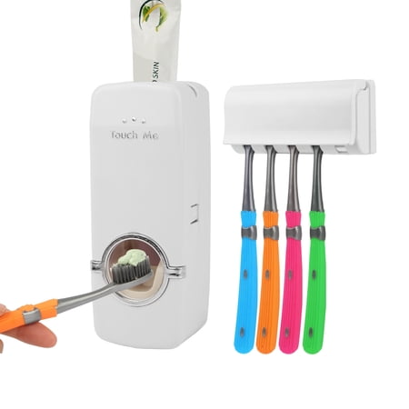 toothpaste dispenser toothbrush automatic holder