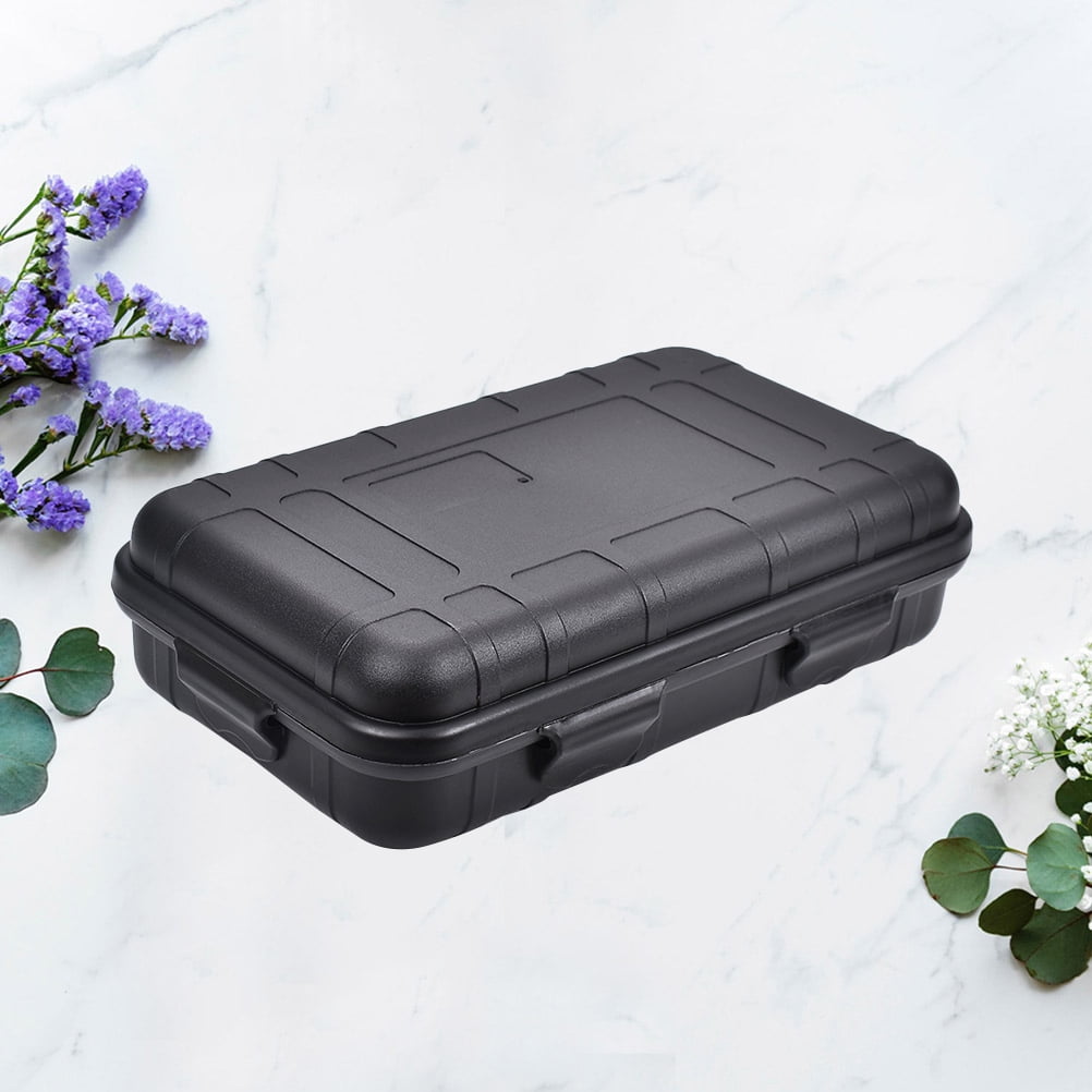 MERRYHAPY Shockproof Tool Box Storage Case Outdoor Portable Tool Box Black For Explorer 1Pcs