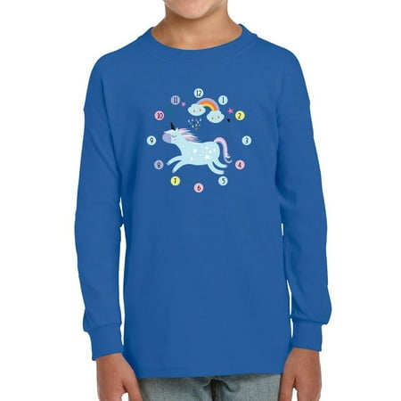 

Clock Hours W Unicorn Long Sleeve Toddler -Image by Shutterstock 2 Toddler