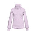 thumbnail image 1 of Sudadera Under Armour Rival Fleece Wrap Neck Niña Lila Y/XS, 1 of 4
