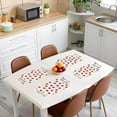 thumbnail image 3 of Cute Strawberry Placemats Set of 4, Kawaii Tropical Fruit Table Place Mats, Reversible Cute Decorative Table Place Mats, 18"x12", 3 of 4