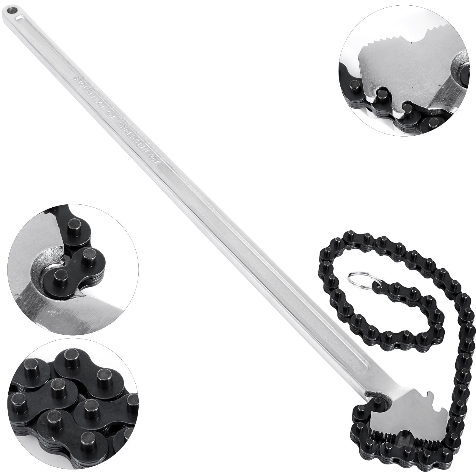 VEVOR Chain Wrench 24inches Carbon Steel Chain Pipe Wrench Heavy Duty 6