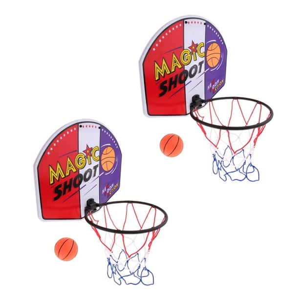 Aro De Baloncesto Para Interiores TEMI Para Niños, Aro De Baloncesto Para Puerta, Mini Aro De Baloncesto Con 2 Pelotas Juguetes De Baloncesto Para Ninos De 3 4 5 6 7 8 9 10 11 12 Anos