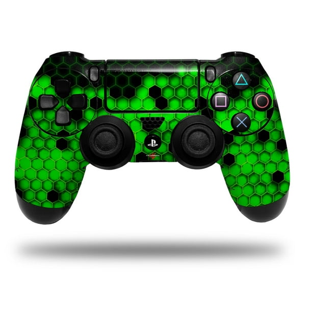 Vinyl Skin Wrap For Sony Ps4 Dualshock Controller Hex Green Controller Not Included Walmart Com Walmart Com