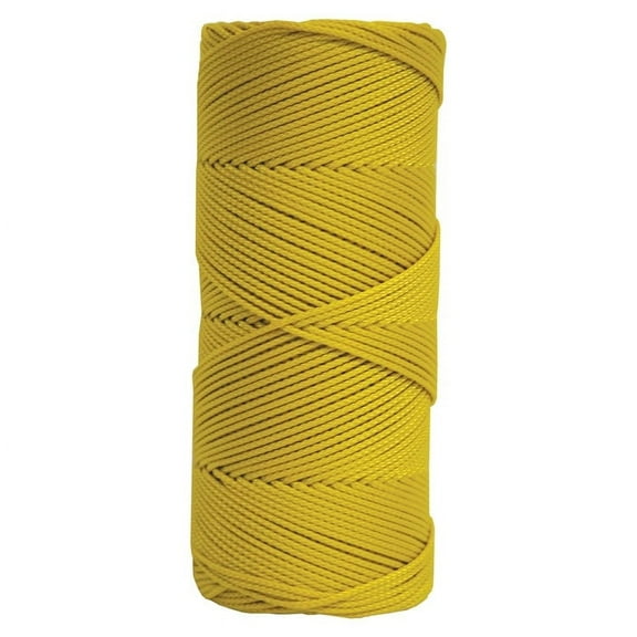 Masons Line,500 ft,Braided Nylon,Yellow BC342