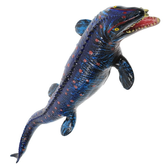 Clispeed Dinosaur Figurines Mosasaurus Model Blue PVC 1Set