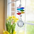thumbnail image 3 of Atrapasueños de cristal, fabricante de arcoíris colgante con cuentas de estrella de chakra, decoración del hogar de ventana, 3 of 5