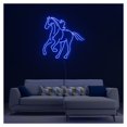 thumbnail image 2 of Letrero De Neón Con Caballos Al Galope, Ideal Para Decoración Tiendas Rústicas Brillo Ajustable 54cm, 2 of 3