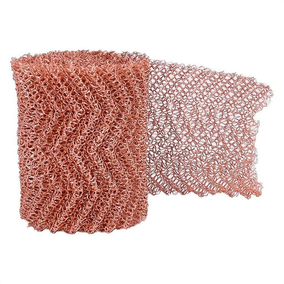 Copper Mesh,4"x39" Wire Mesh Roll for Blocker for Hole,DIY Hole Filler,Copper Fill Fabric,Distilling,Plant Protection,Copper Roll for Pest,Mice and Rodent Control,Topboutique