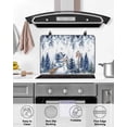 thumbnail image 4 of Large Induction Cooktop Protector Mat Blue Snowman Christmas Stove Top Covers for Electric Stove, Xmas Tree Forest Eucalyptus Leaves Decorative Stove Burner Cover Mats, Glass Top Stove Cover, 4 of 7