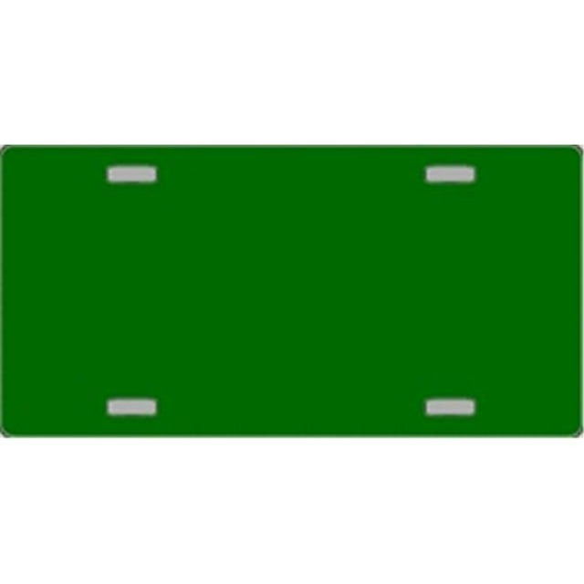LP-2364 Plaques d'Immatriculation Automobile Plates Vertes pour Personnalisation