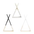 thumbnail image 2 of facefd Nordic Wooden Shelf Wall Decorative Shelf Wall Hanging Storage Rack Home Decor White, 2 of 6