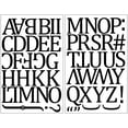 thumbnail image 3 of SEI 1.5 inch Camdon Iron-on Heat Transfer Poly Letters, Black, 3 of 4