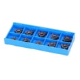 thumbnail image 2 of 10Pcs Threading Inserts CNC Lathe Indexable Carbide Blade Turning Tool Holder 16ER AG60(EM598L), 2 of 5