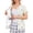 Light Gray01, variant on Shoulder Surgery Shirts for Women Short Sleeve Tear Away Tops Recovery Shirts Easy To Wear and Take Off Printing Adaptive Shoulderzipper Top Khaki M