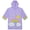 Purple/Rainbow, variant on Kids Waterproof Rain Slicker Jacket, Pink Unicorn & Stars Design, Hooded with Snap Closure – Lightweight Girls Raincoat, Size 8-9 Years