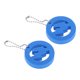 thumbnail image 2 of Paquete de 2 flotantes de agua para deportes acuáticos en la playa, barco de pesca, natación, surf, , acampar al aire libre, senderismo - Azul 5cm Sunnimix Llavero flotante redondo, 2 of 8