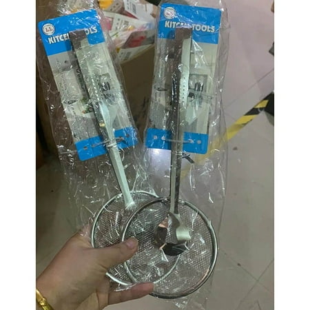 

1Pcs Food oil clip Filter clamp Kitchenware Stainless Steel for Household Oil scoop Good quality Kitchen tools