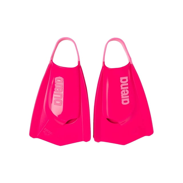 Aletas de entrenamiento de natación Arena Powerfin Pro II Silicone Pink 7.5-9