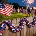78.74in Americans Independence Day Ribbons Plastic Tricolor Ribbons ...