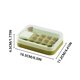 thumbnail image 5 of Bandeja de cubitos de hielo Molde de hielo de goma blanda flexible con tapa | Antiadherente de fácil liberación | Material TPE duradero | Apto para lavavajillas | Higiénico resistente a los olores, 5 of 7