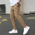 thumbnail image 5 of Multi-Pocket Waterproof Pant Men Multi-Pockets Drawstring Cotton Track Pant Straight Loose Button Pockets Cargo Pants Men's Jogging Pants New Autumn Tactical Men Pants, 5 of 5