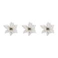 thumbnail image 4 of Cateissary 10 Pieces Christmas Flowers Artificial Simulation Tree Heads Large Decoration Household Ornament Xmas Wedding Flower Type1 NO1, 4 of 6