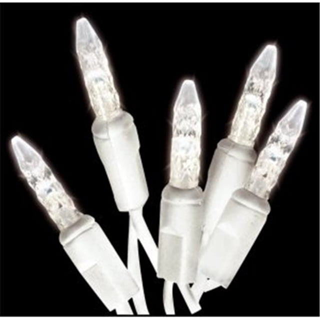 Reinders 88643-R Icicle LED Light Strands - Pure White with White Wire