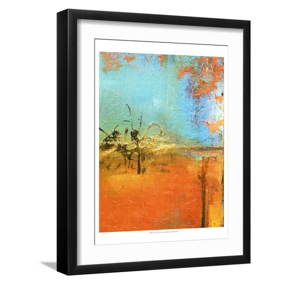 Art.com Tokyo II Art Print by Erin Ashley, Black Frame Wall Art, 17" x 21"