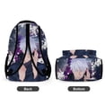thumbnail image 6 of 16.2In Jujutsu Anime Kaise Backpack with Front Pocket Cartoon Backpacks Travel Laptop Daypack Bags For Men Women, 6 of 8