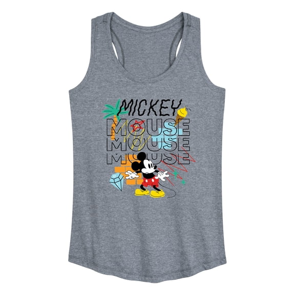 Mickey & Friends - Mickey Mouse Repeat - Women's Racerback Tank Top
