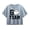 CHAMBRAY BLUE, variant on Instant Message - Go Team Baseball - Youth Girls Boxy T-Shirt