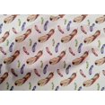 thumbnail image 4 of oneOone Cotton Poplin White Fabric Feather Feather Quilting Supplies Print Sewing Fabric By The Yard 56 -Inch Wide, 4 of 4