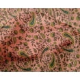 thumbnail image 4 of oneOone Silk Tabby Fabric Leaves|Floral & Paisley Block Print Sewing Fabric BTY 42 Inch Wide, 4 of 4