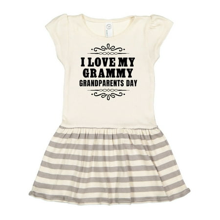 

Inktastic Grandparents Day I Love My Grammy Gift Toddler Girl Dress