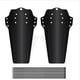 thumbnail image 1 of Dos guardabarros para bicicletas, guardabarros para bicicletas de montaña, accesorios para bicicletas universales delanteros y traseros, tipo de fibra de carbono, 1 of 9