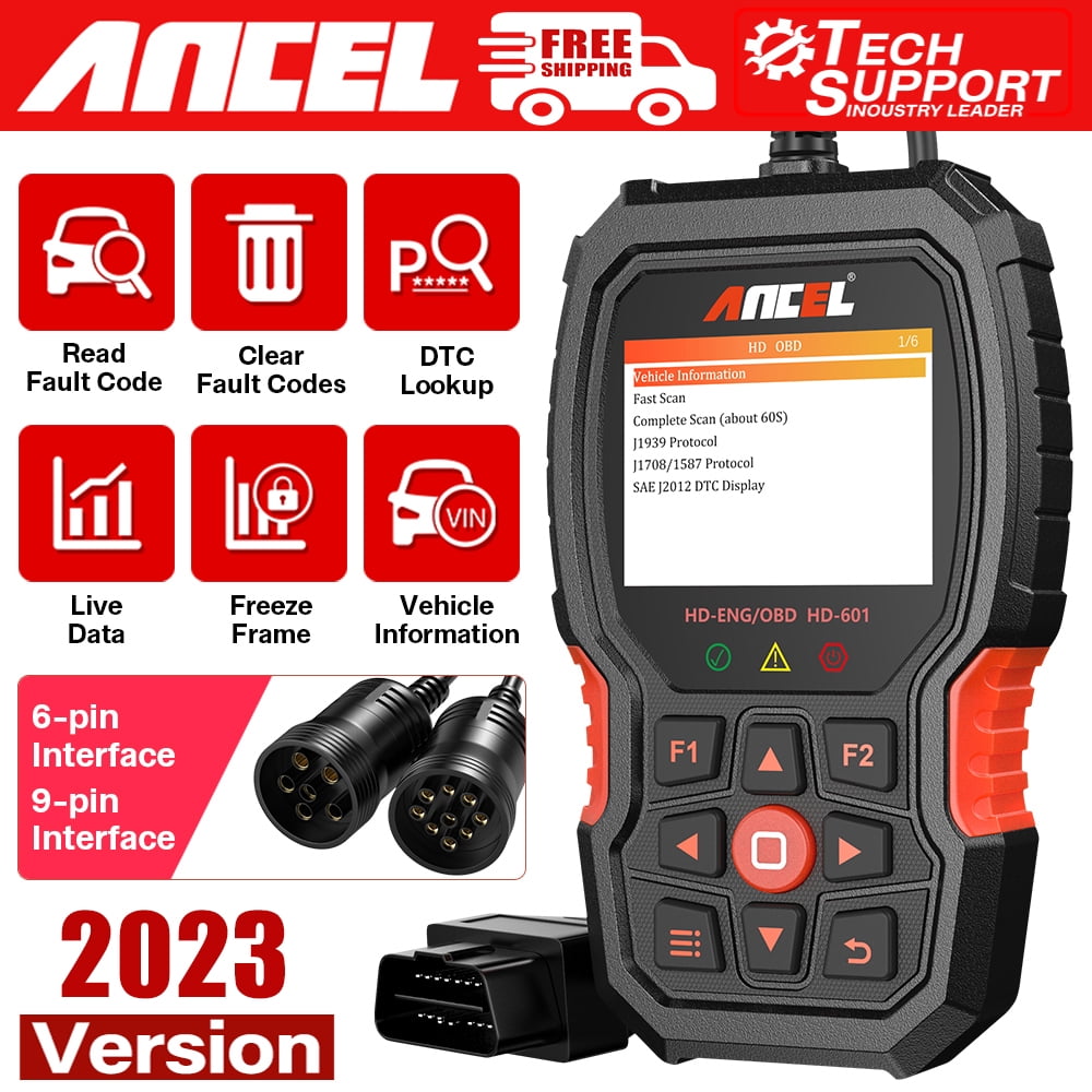 Ancel HD601 Heavy Truck Scanner HD OBD Scanner Australia Ubuy
