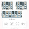 thumbnail image 2 of Yayeee Pillowcase Standard Size Set of 2 Satin Wrinkle Resistant Envelope Pillow Case, Cartoon Cute Cat, 2 of 8