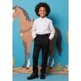 thumbnail image 4 of Pantalones de uniforme escolar KEYWANTS para niños, vestido gris claro 2T, 4 of 6