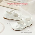 thumbnail image 3 of DREAM PAIRS Adorable Mary Jane Side Bow Ballerina Flat (Toddler/Little Girl), 3 of 6