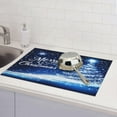 thumbnail image 6 of Dish Drying Mat for Kitchen Merry Christmas Blue Tree Counter Absorbent Dishes Drainer Microfiber Large 18x24 Inch, 6 of 6