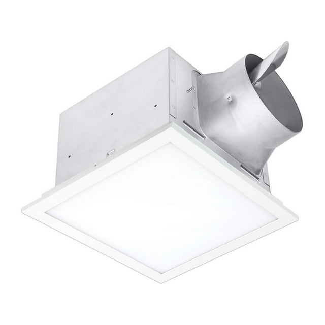 Delta Breez Signature Lumière DEL à Couleur Réglable avec Éclairage de Bord pour Ventilateur, 80/110 CFM, Blanc